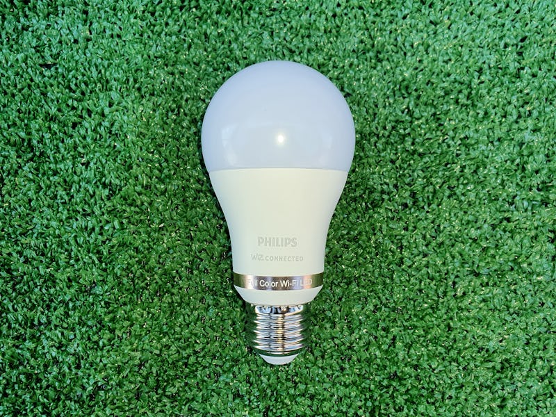 A Philips Smart Wi-Fi Wiz LED bulb