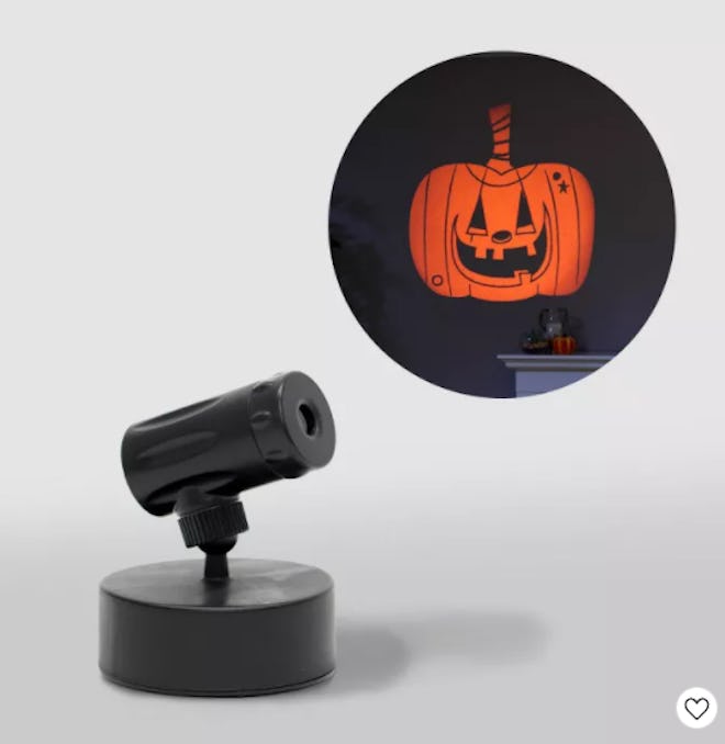 Orange Pumpkin Battery Operated LED Halloween Projector