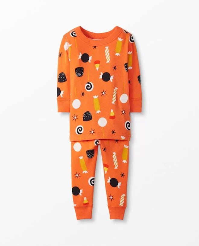 Long John Pajamas In Organic Cotton – Halloween Candy