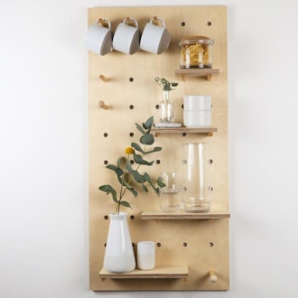 Wooden Pegboard