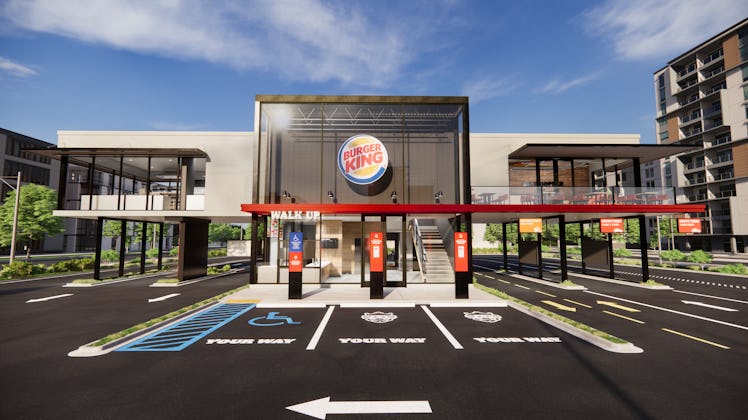 New Burger King post-COVID restaurant designs will have pick-up lockers