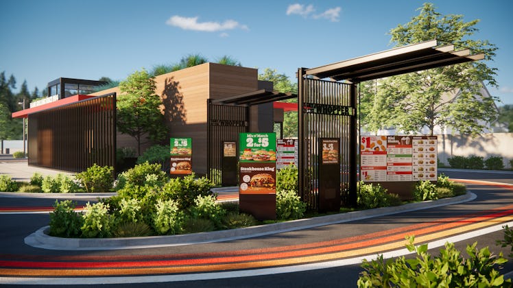 New Burger King post-COVID restaurant designs will have pick-up lockers