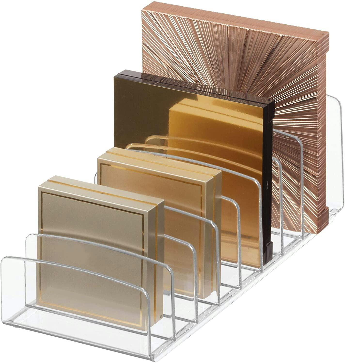 iDesign Clarity Divided Makeup Palette Organizer
