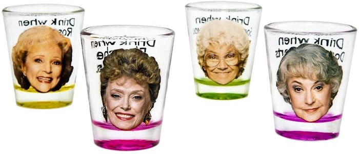 golden girls shot glasses