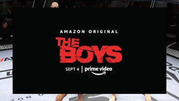 An advertisement for The Boys on Amazon Prime Video playing during UFC 4 gameplay.