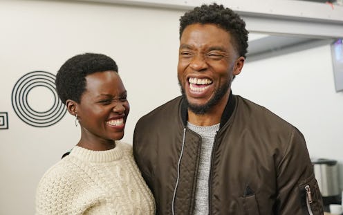 Lupita Nyong'o and Chadwick Boseman