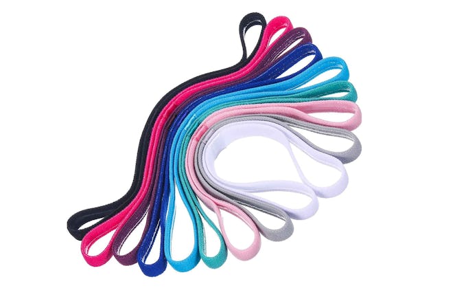 Sumind Silicone Grip Headbands (9-Pack)
