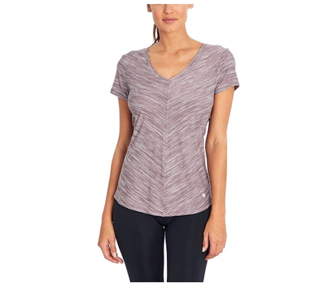 Bally Total Fitness V-Neck Top