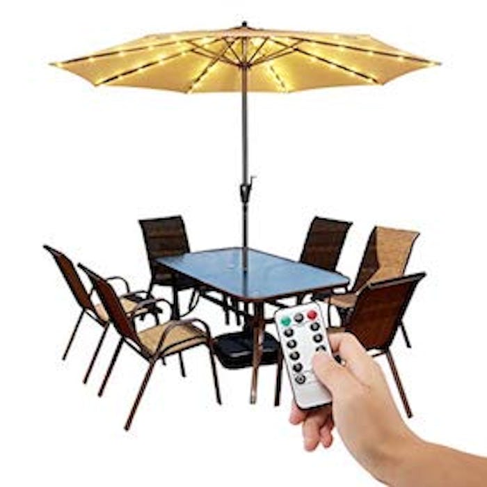 Patio Umbrella Lights 