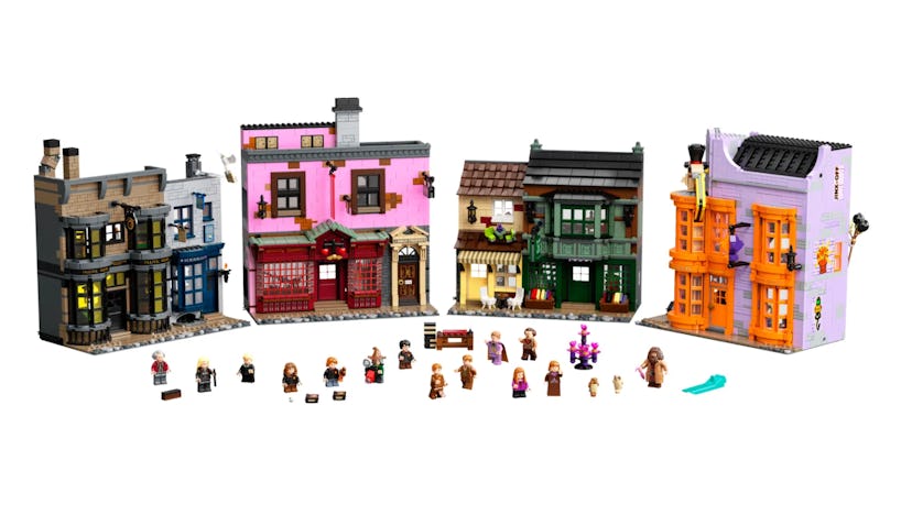 The 'Harry Potter' Diagon Alley LEGO set is a truly magical building experience.