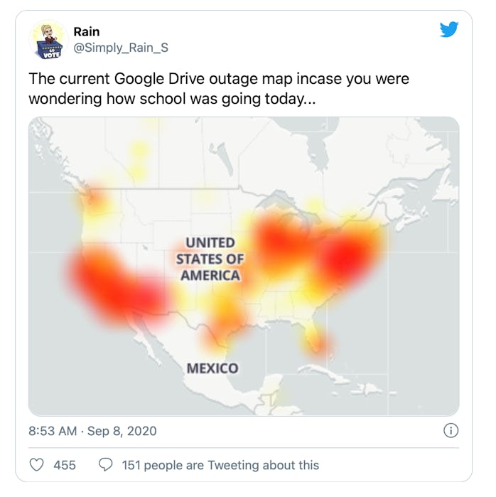 Google Drive experienced outages across the U.S. this morning. 