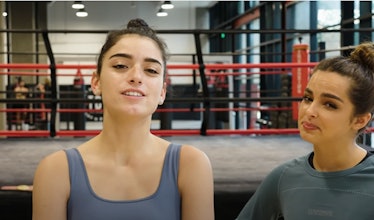 This Video Of Dixie D'Amelio & Addison Rae Easterling Boxing Got Unexpectedly Shady