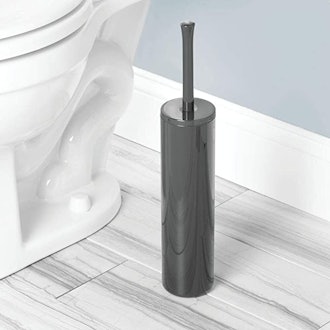 mDesign Extra Slim Toilet Bowl Brush and Holder