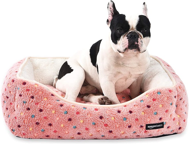 AmazonBasics Cuddler Bolster Pet Bed