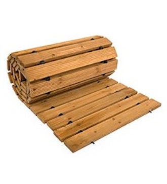 Plow & Hearth 52127 Weather-Resistant Straight Hardwood Pathway