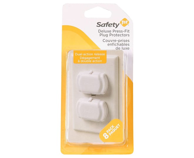 Safety 1st Deluxe Press Fit Outlet Plugs (8-Pack)