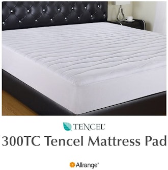 Allrange 300-Thread-Count Cool Quilted Mattress Pad