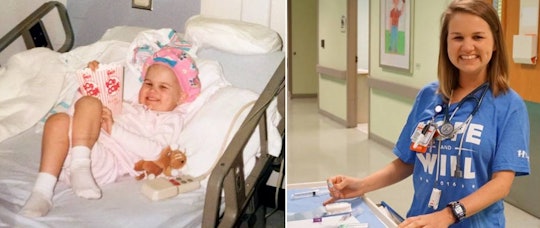 A nurse who beat cancer as a child now helps pediatric patients like her at the same hospital where ...
