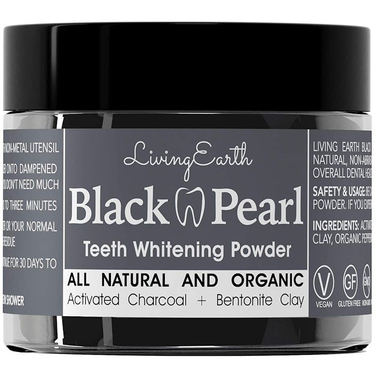 One Living Earth Black Pearl Activated Charcoal Toothpaste