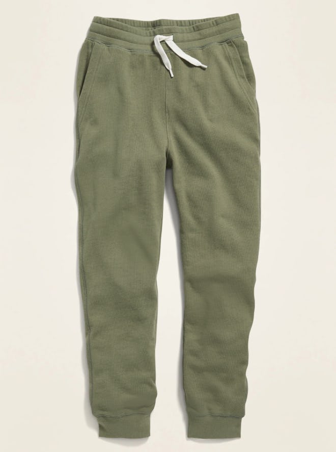 POPSUGAR x Old Navy French Terry Garment-Dyed Gender-Neutral Joggers in Olive Through This