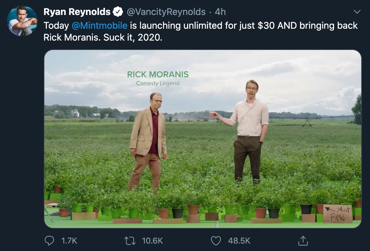 Ryan Reynolds And Mint Mobile Brought Rick Moranis Out Of Retirement