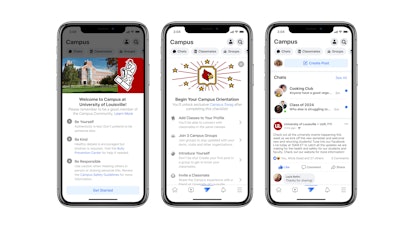  Hier erfahren Sie, wie Sie dem neuen Facebook-Campus beitreten können, damit Sie sich mit Ihren Klassenkameraden verbinden können.
