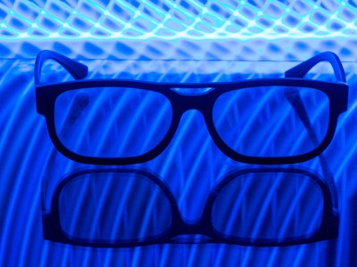 Blue light glasses.