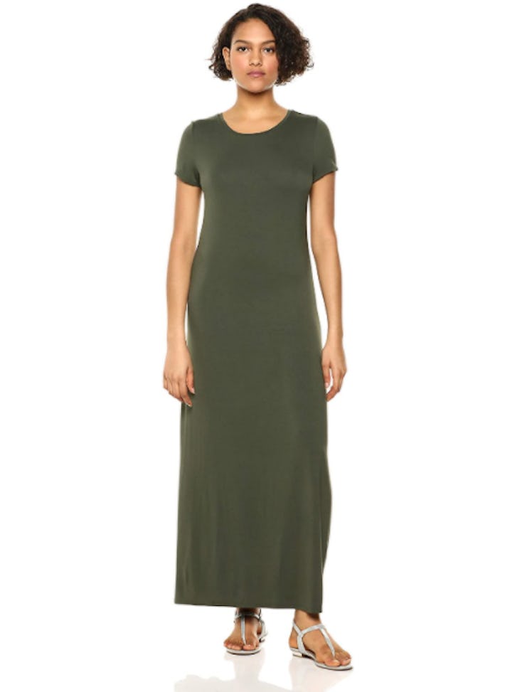 Amazon Essentials Women's Short-Sleeve Maxi Dress