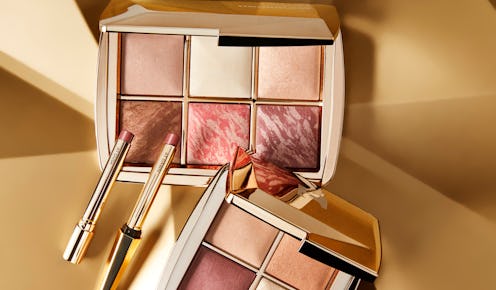 Palette, mini quad, and lipstick duo from Hourglass Cosmetics' holiday 2020 collection.