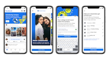 Here's how to join Facebook Campus to connect with other college students.
