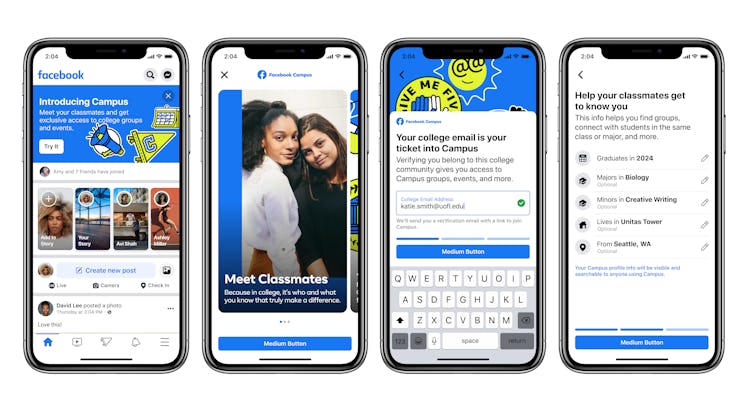 Here's how to join Facebook Campus to connect with other college students.