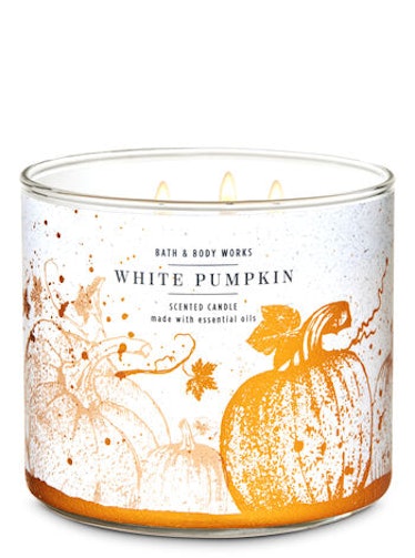 White Pumpkin Three-Wick Candle