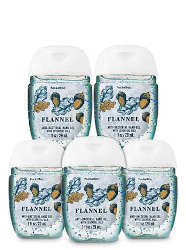 Flannel PocketBac Hand Sanitizer, Five-Pack