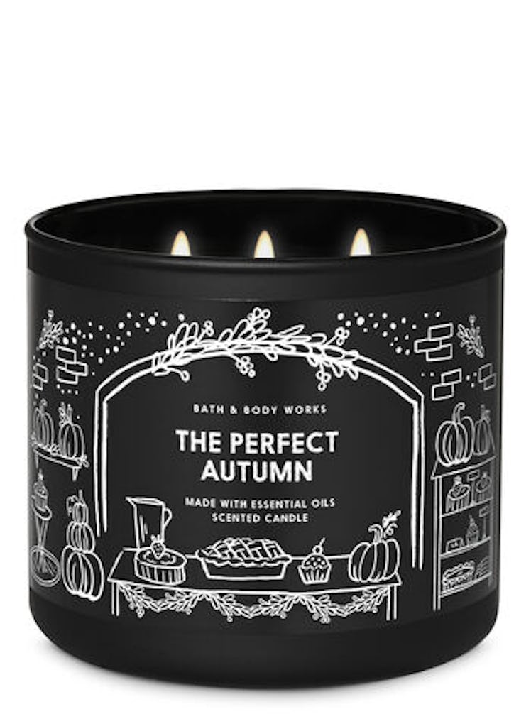 The Perfect Autumn Three-Wick Candle