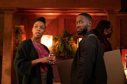 Sasheer Zamata (as Ayana) and Lamorne Morris (as Keef) in 'Woke' via Hulu's press site