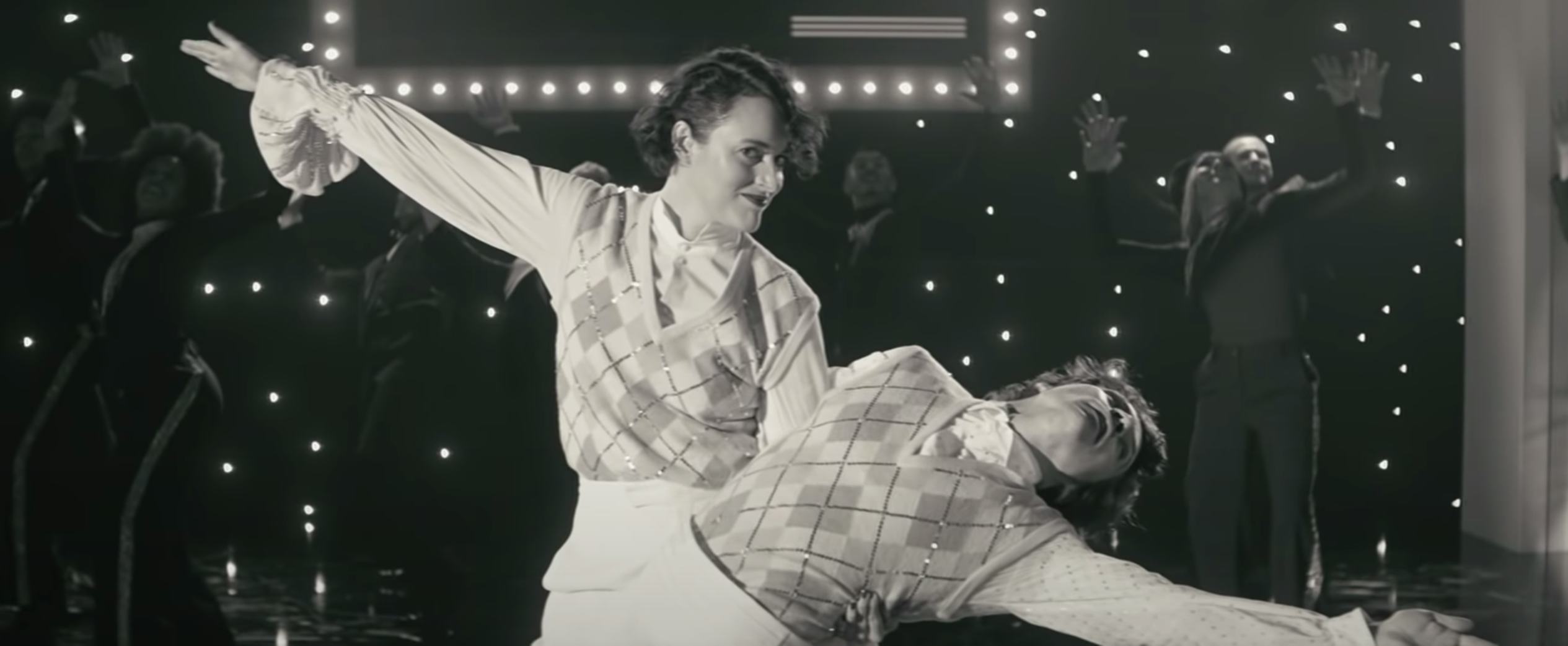 Phoebe Waller-Bridge and Harry Styles dance in "Treat People With Kindness" music video 
