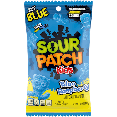 These Just Blue Sour Patch Kids Packs include only the best flavor.