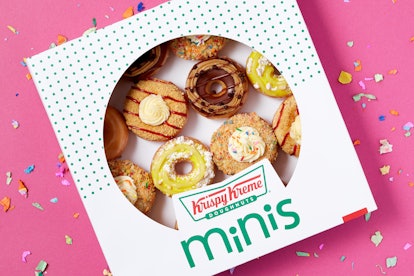 Krispy Kreme's new dessert mini doughnuts are available starting on Jan. 11.