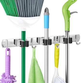 IMILLET Wall-Mounted Broom and Mop Holder