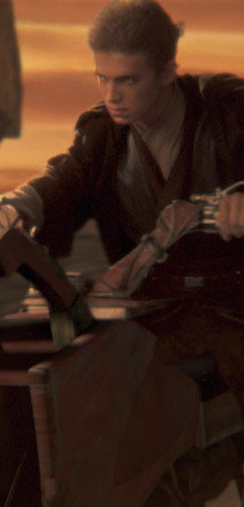Hayden Christensen as Anakin Skywalker in Attack of the Clones Star Wars