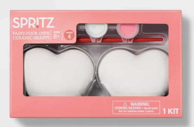 Paint Your Own Ceramic Hearts - Spritz™