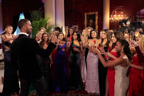 Matt James and his 'Bachelor' contestants via ABC's press site