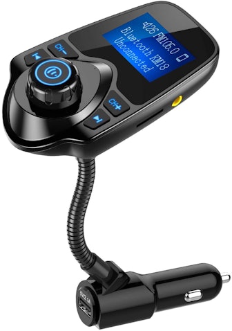 Nulaxy Wireless In-Car Bluetooth FM Transmitter