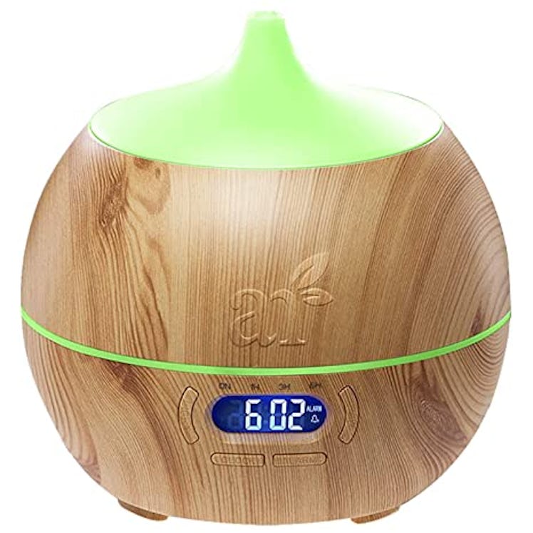 Artnaturals Essential Oil Diffuser and Humidifier with Bluetooth Speaker Clock