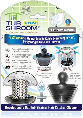Tubshroom Bath Tub Drain Protector 