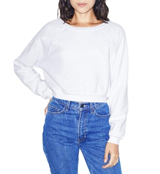 American Apparel Flex Fleece Cropped Sweatshirt