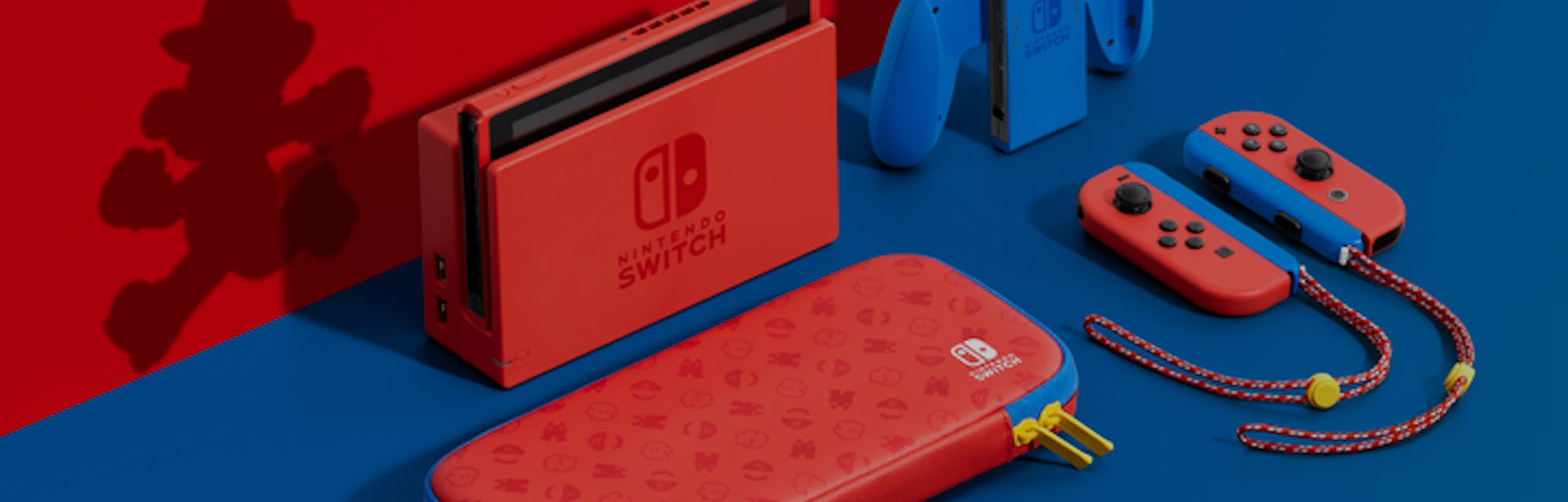 Nintendo's new Mario-themed Switch is the first new color option since 2017.