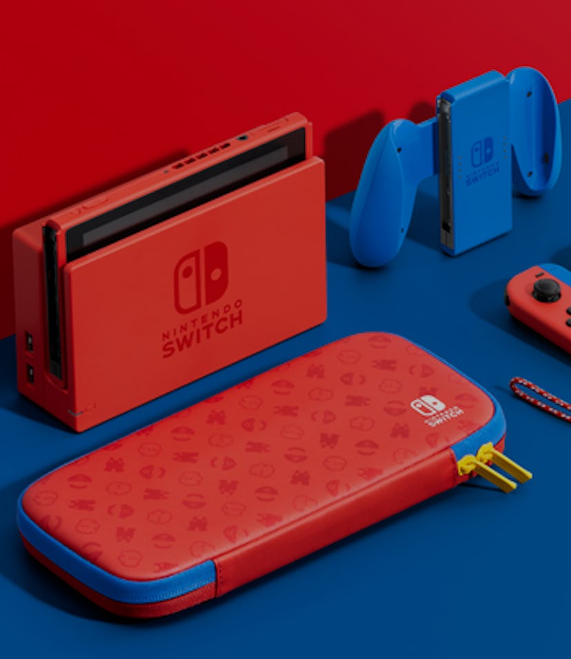 Nintendo's new Mario-themed Switch is the first new color option since 2017.
