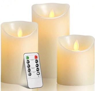 TEECOO Flameless Candles (3-Pack)