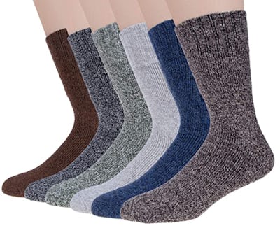 Loritta Wool Socks (6-Pack)